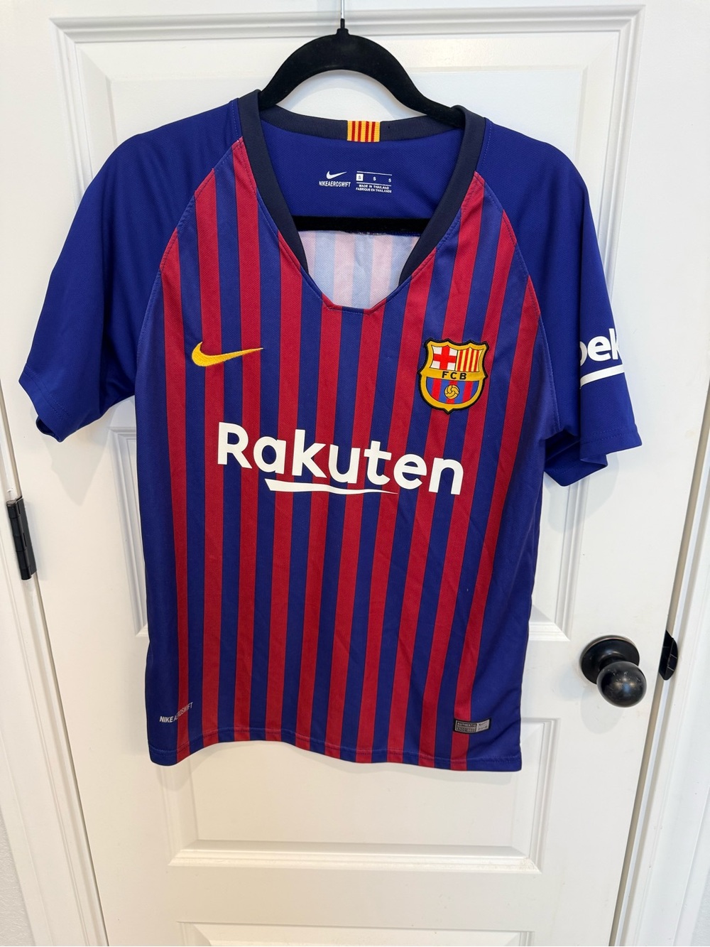 Nike FC Barcelona Kids' Home Jersey - Blue & Red
